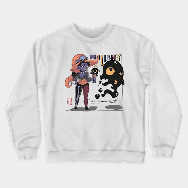 witch shadow Crewneck Sweatshirt by tizy